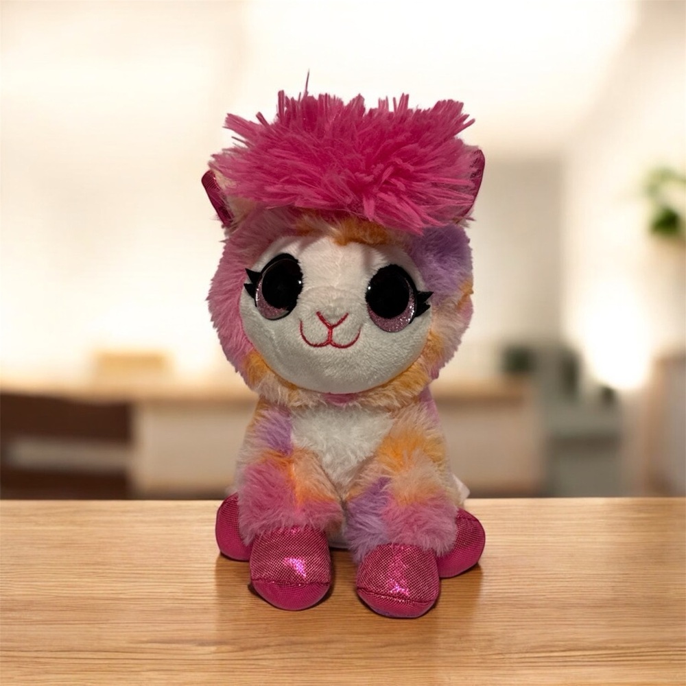 Colorful Plush Llama Toy